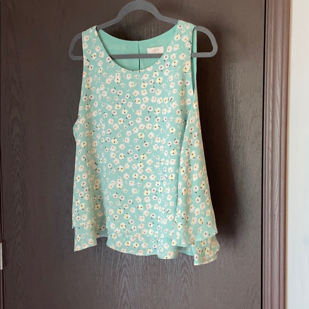 Flowy floral tank